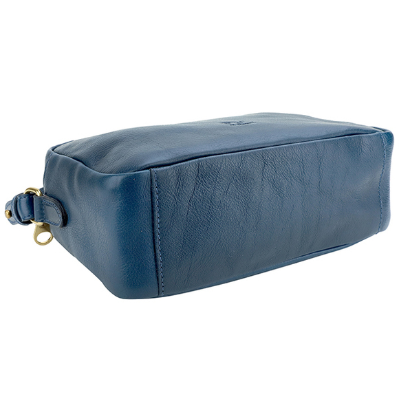 IL BISONTE Heritage BCR199 Shoulder Bag Blue - Picture 3 of 9